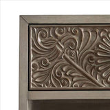 Polyresin Floral Nightstand