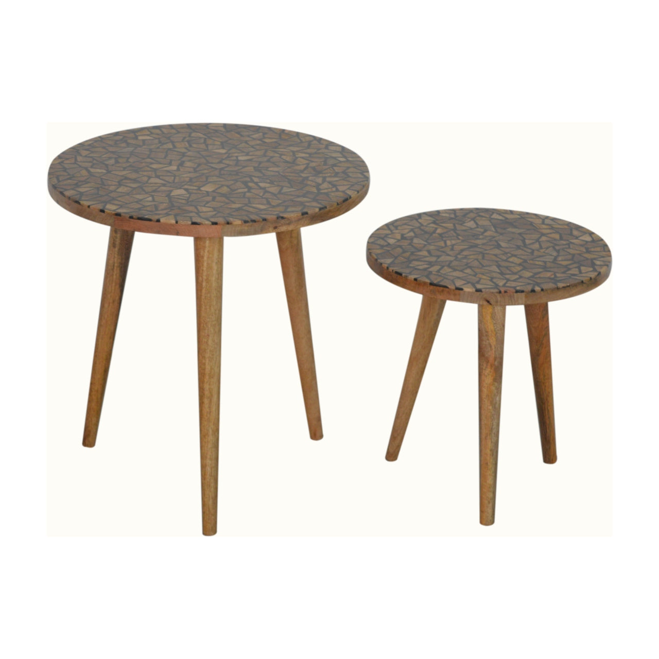 Tree Trunk Footstool Set of 2