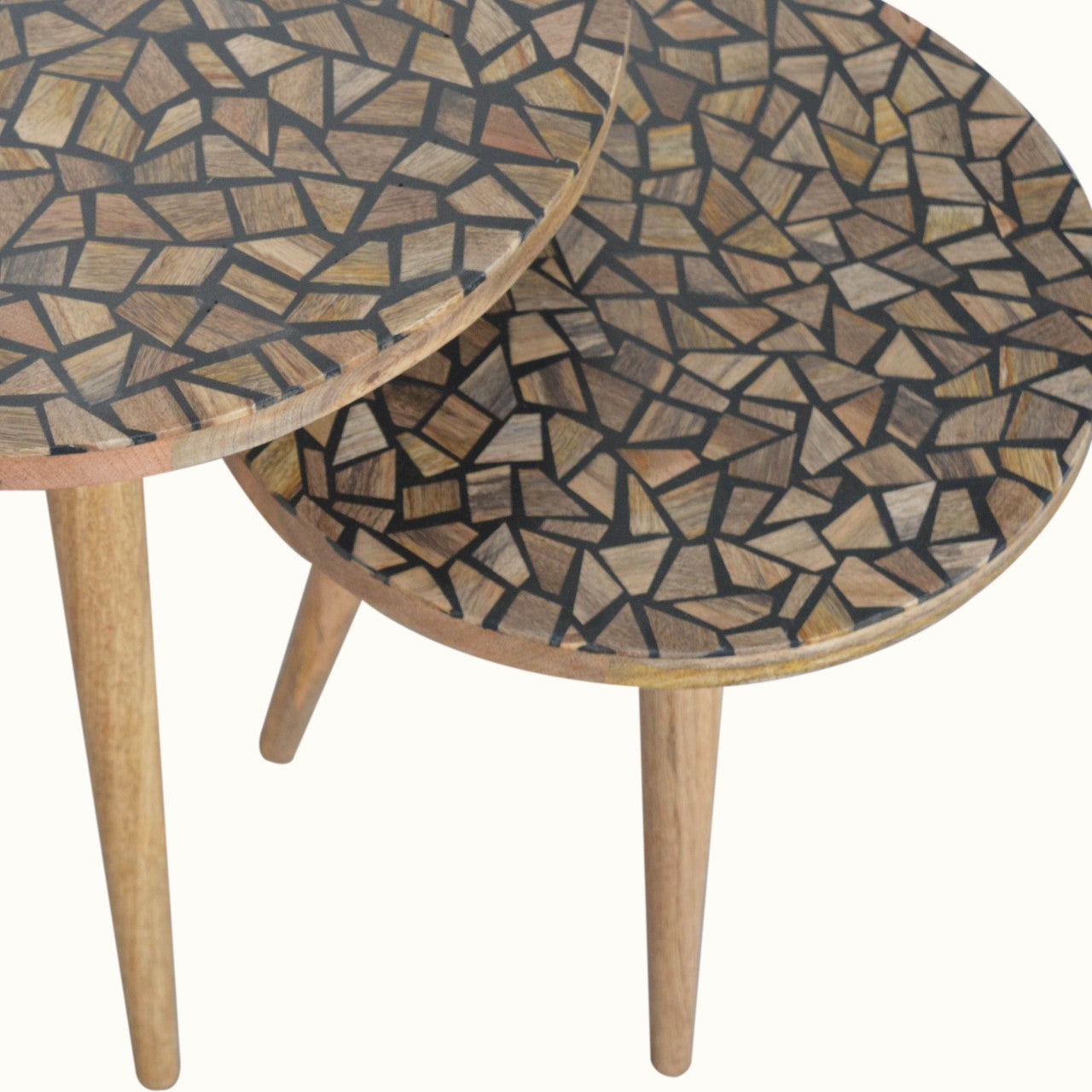 Tree Trunk Footstool Set of 2